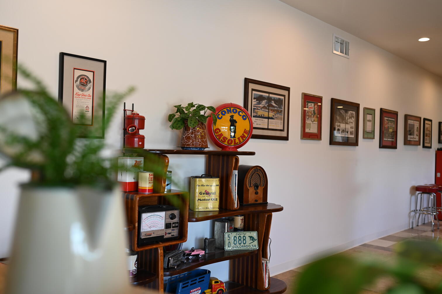 Waiting area inside Community Auto Repair